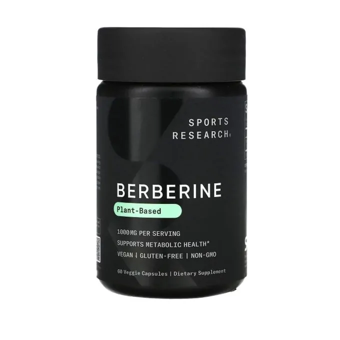 Sports Research Berberine 1000 mg, 60 capsules