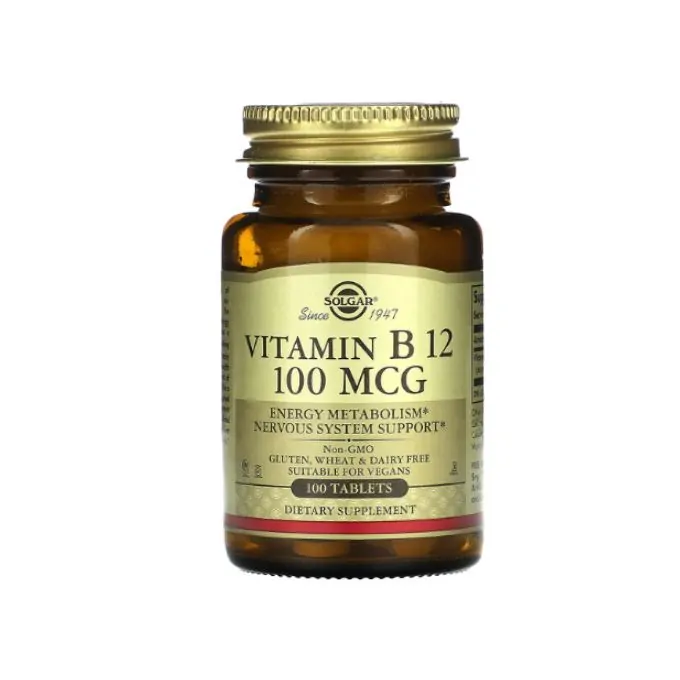 Solgar Vitamine B-12 100 mcg 100 comprimés