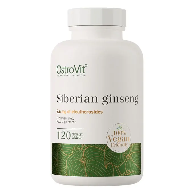OstroVit Siberian Ginseng Extrait de Ginseng 120 Capsules