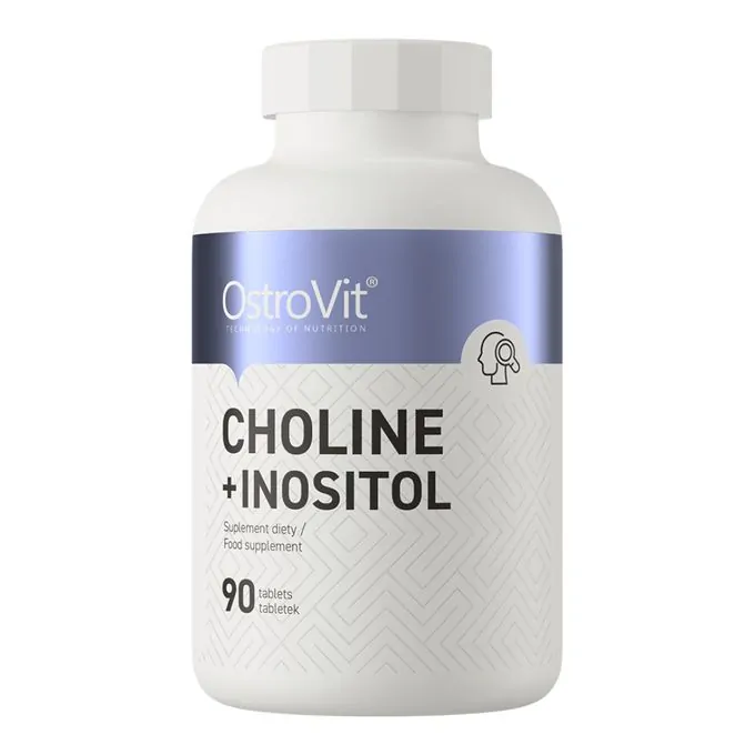 OstroVit Choline + Inositol Vitamines B4 & B8 90 Capsules