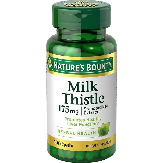 Nature’S Bounty Milk Thistle- Chardon Marie, 175 mg, 100 capsules
