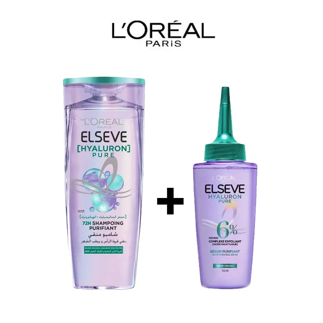 Promo ! L’ORÉAL PARIS HYALURON PURE SERUM 102 ML + SHP 200 HA PURE
