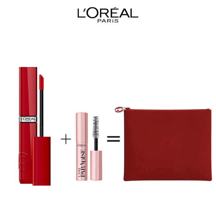 Promo ! L’oréal paris-infaillible Liquide resistance – rouge à lèvres 420 TRUE ROMANCE = Mini mascara + Trousse OFFERTES