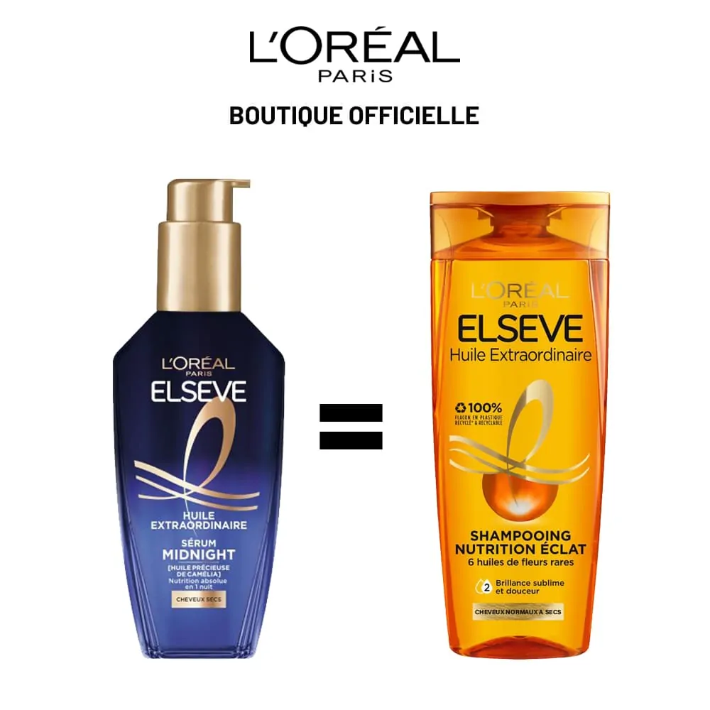Promo ! L’oréal paris elseve extra midnight serum 100ml = shampooing offert