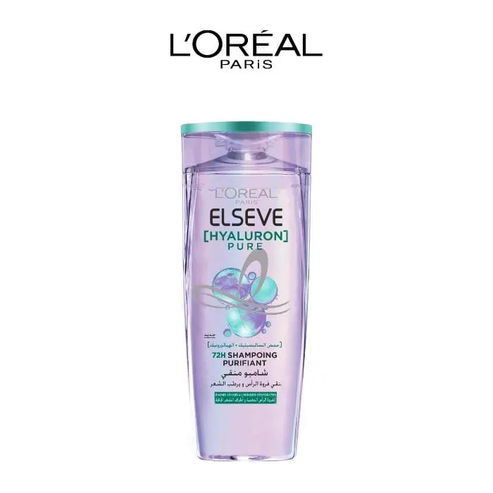 Elseve Hyaluron Pure Shampooing Purifiant 72H 400ml