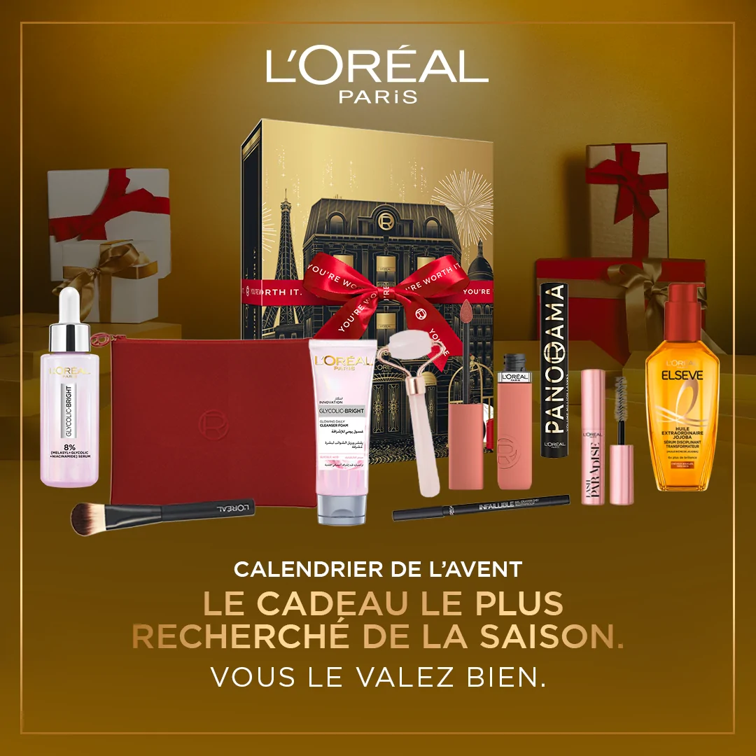 Promo ! L’Oréal Paris – Coffret Cadeau Calendrier de l’Avent Édition Limitée 2025