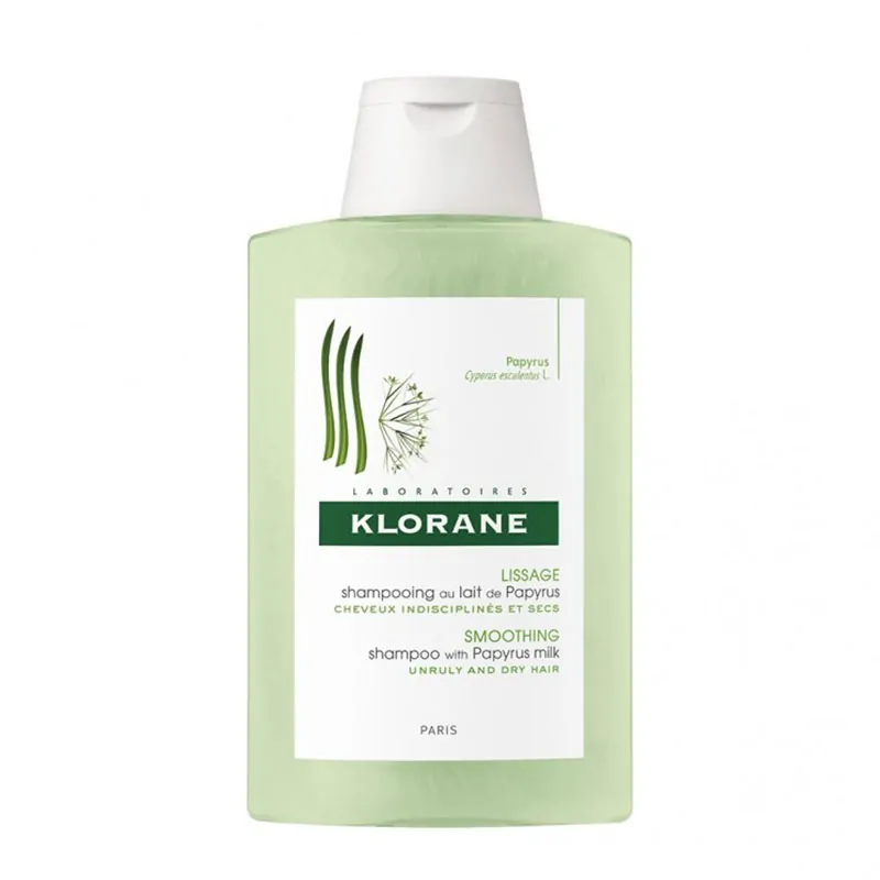 Promo ! Klorane Nourishing and Smoothing Papyrus Milk Shampoo – for dry and unruly hair – 200 ml