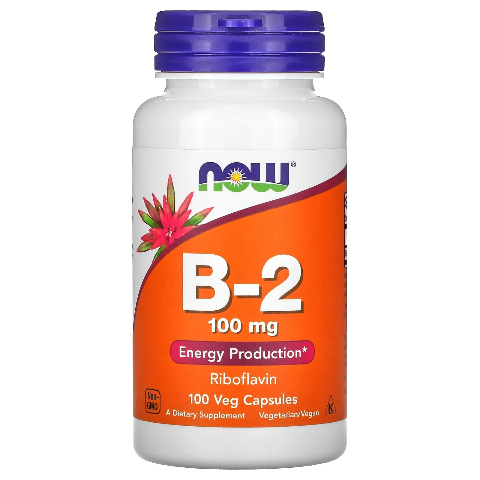 Promo ! Now foods Vitamine B2 100 mg 100 capsules végétariennes