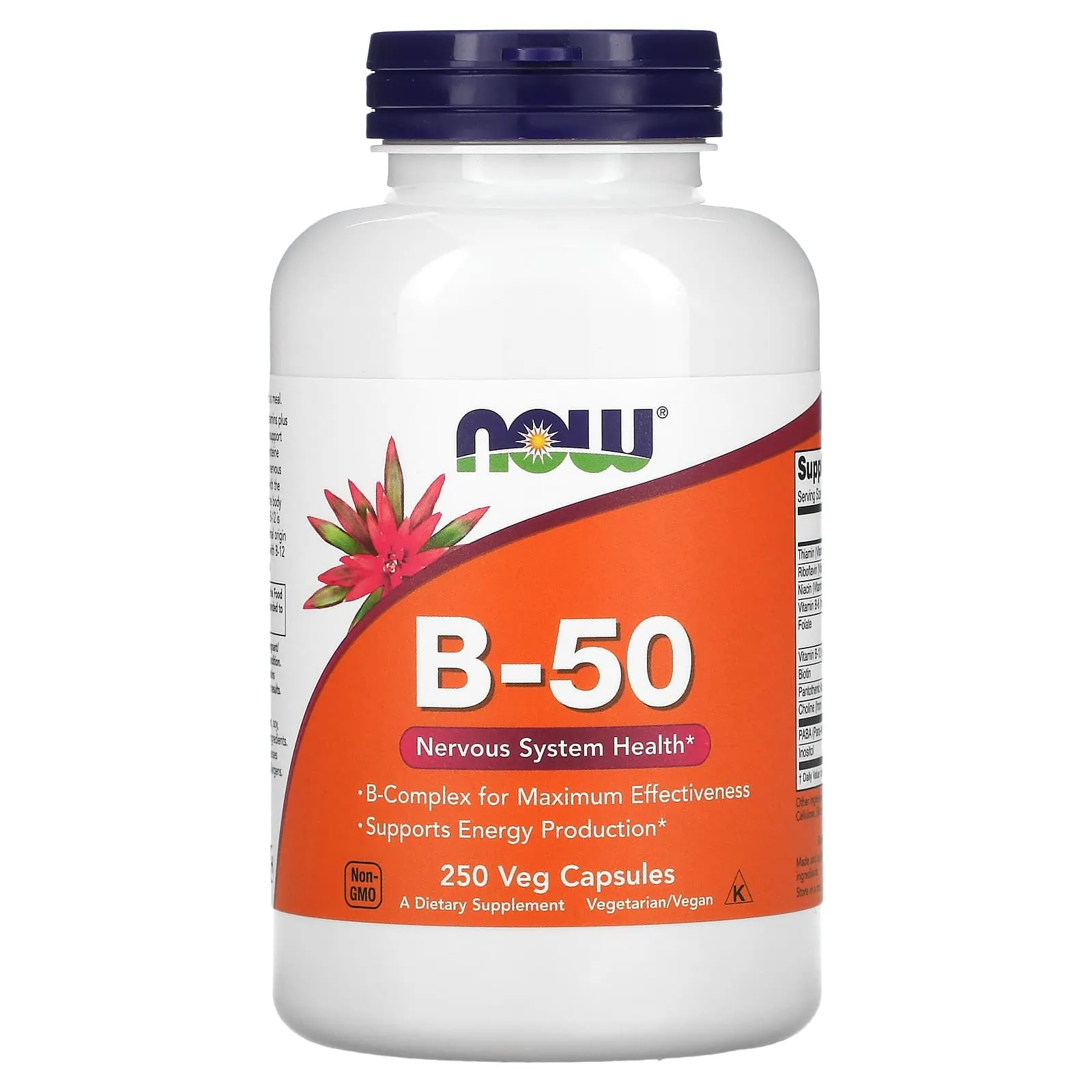 Promo ! Now Foods Vitamine B 50 250 gélules végétales