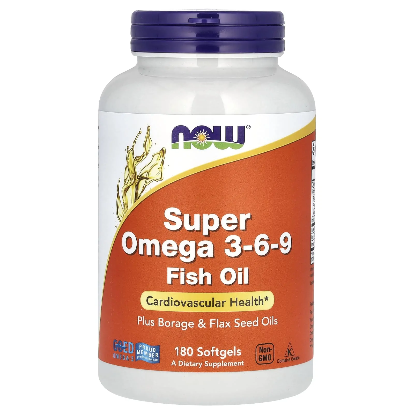 Promo ! Now foods Super Omega 3-6-9 180 capsules à enveloppe molle