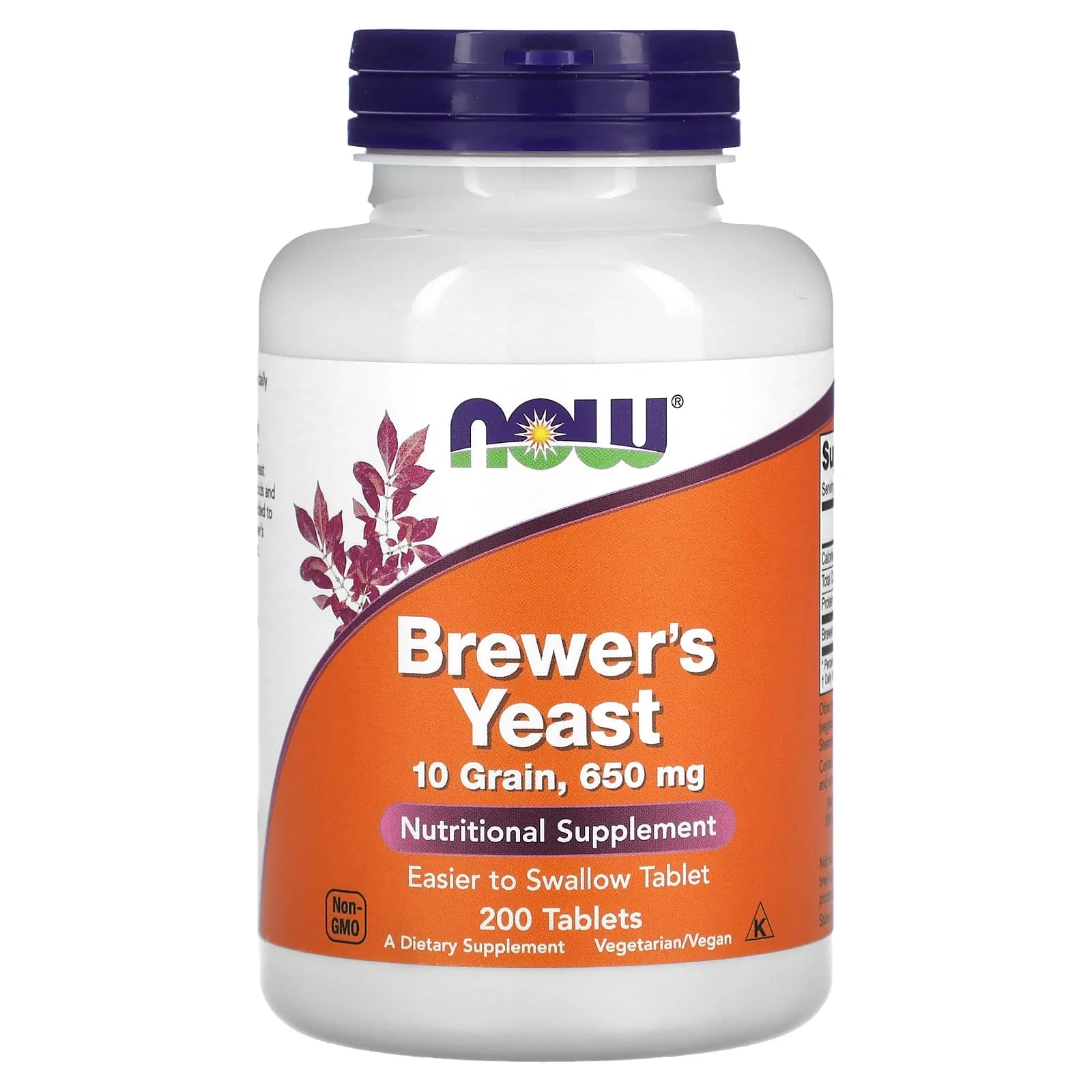 Promo ! Now foods Brewer’s Yeast 200 comprimés