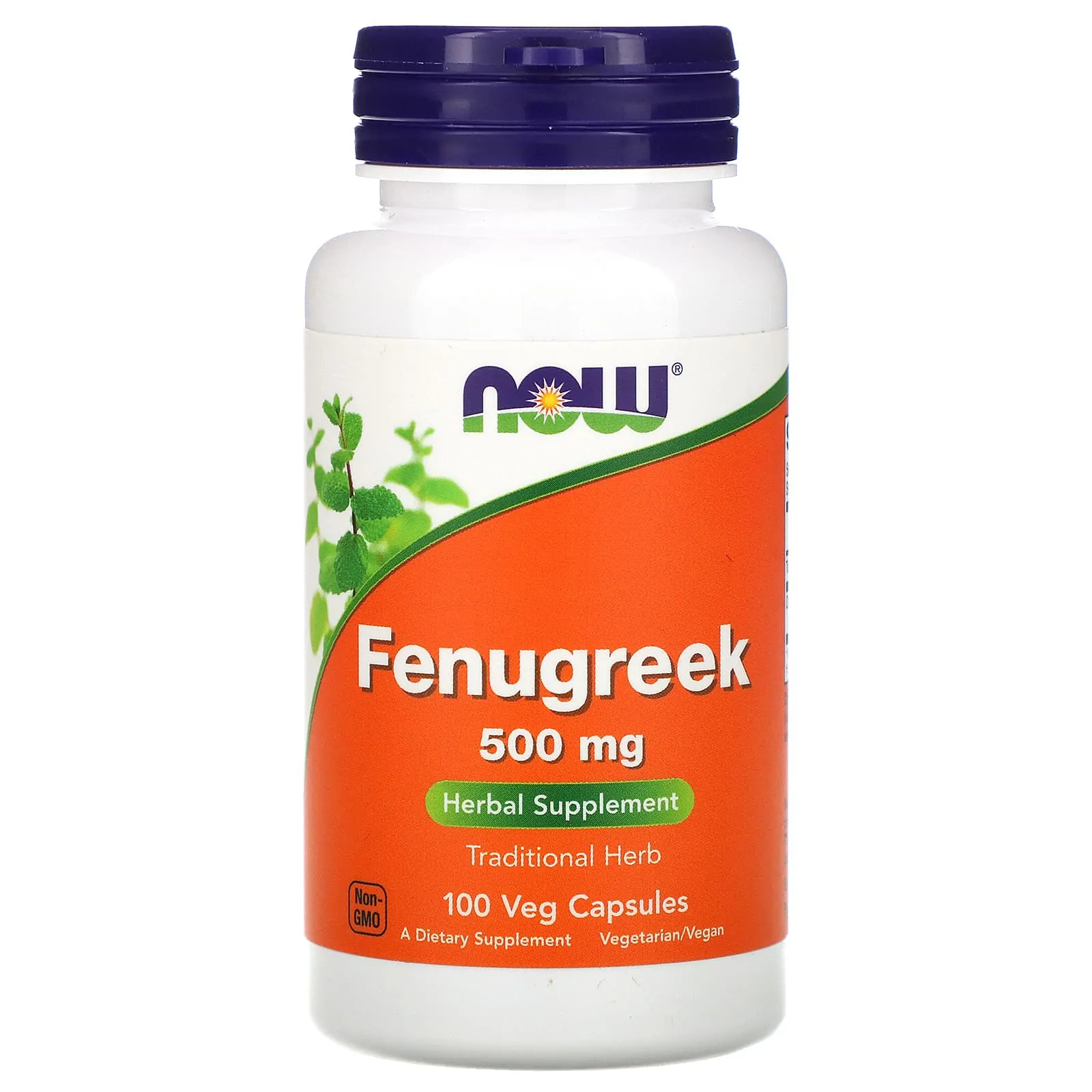 Promo ! Now foods Fenugrec 500 mg 100 capsules végétariennes