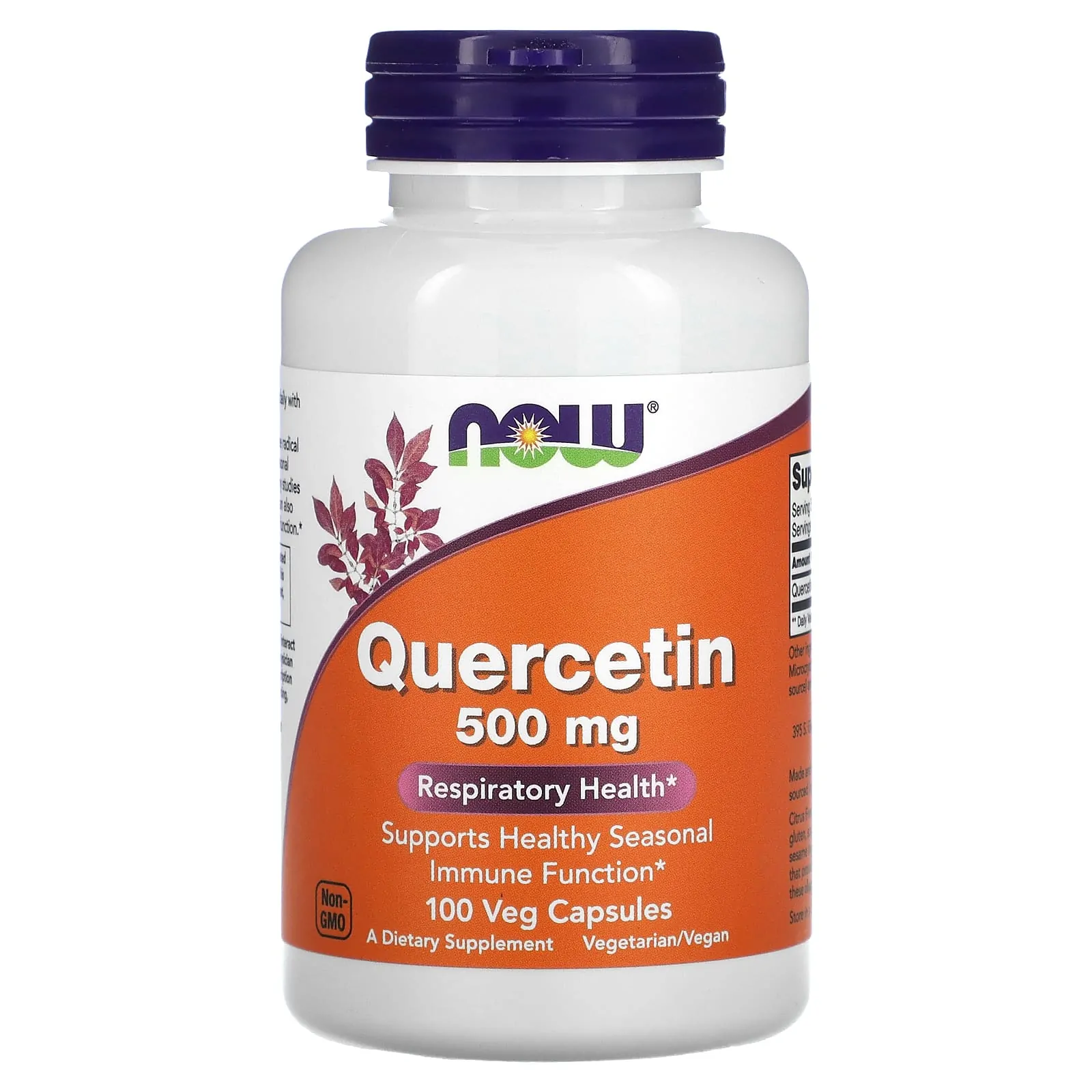 Promo ! Now Foods Quercétine 500 mg 100 capsules végétariennes