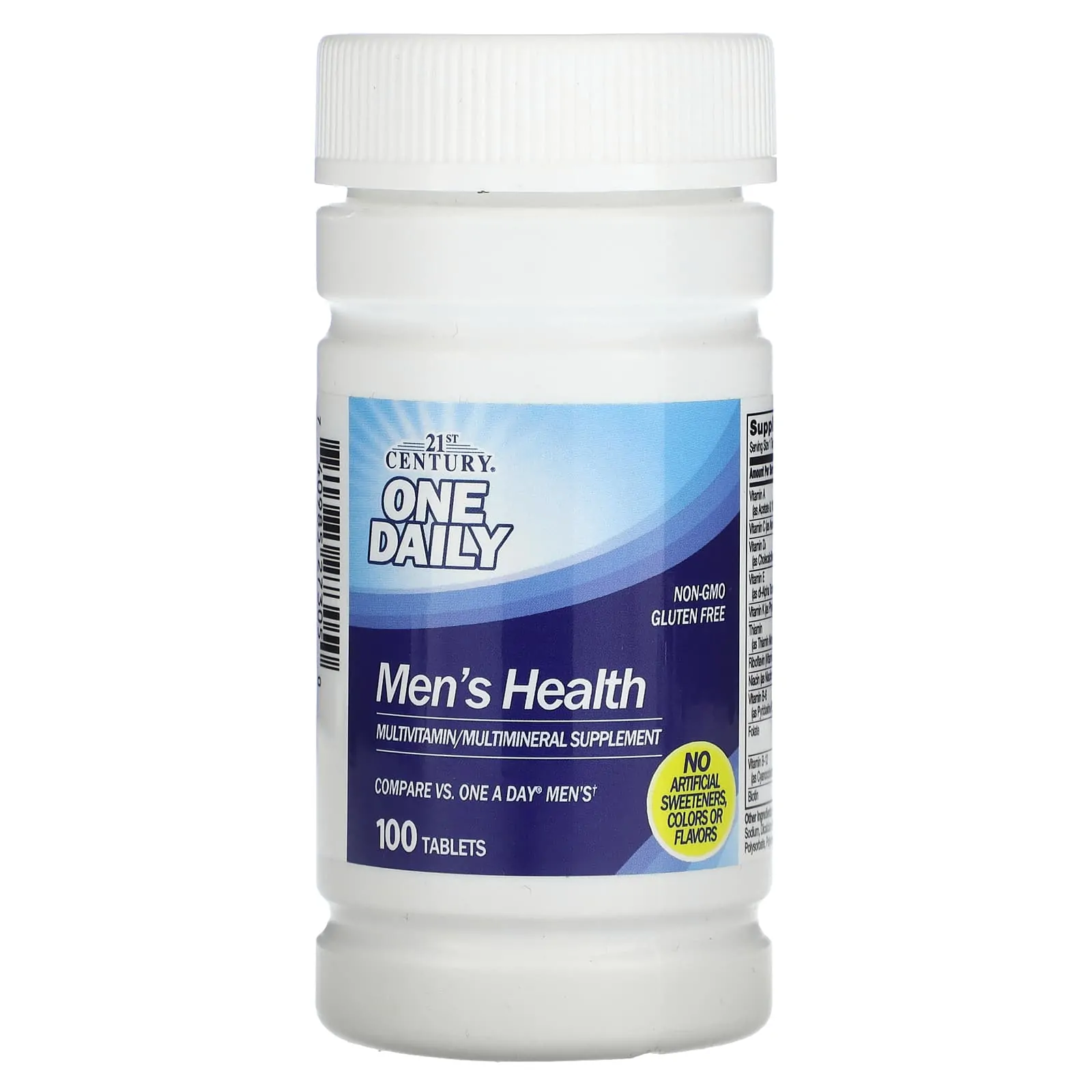 Promo ! 21st Century Un par jour Santé pour homme 100 comprimés