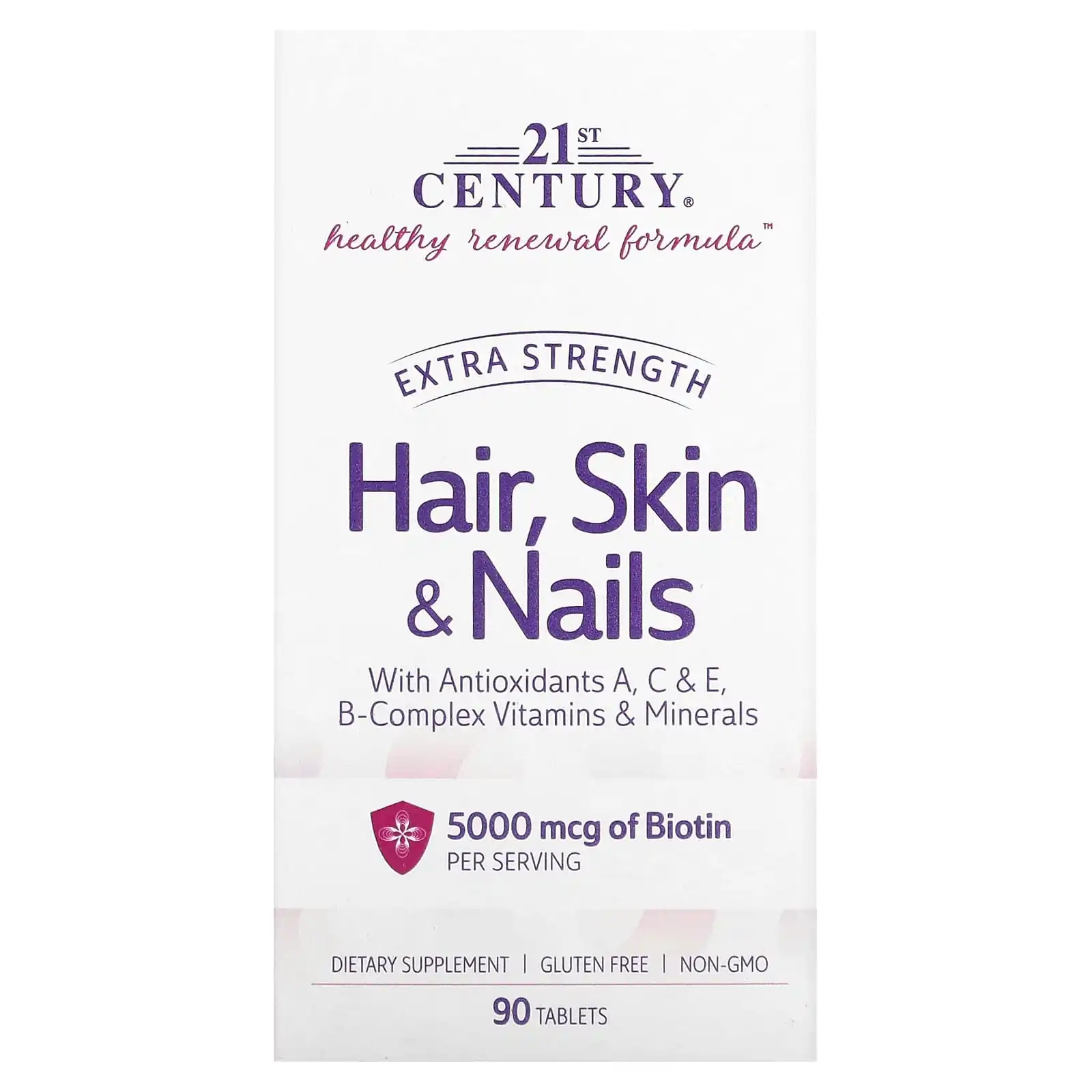 Promo ! 21st Century Cheveux peau et ongles extrapuissants 90 comprimés