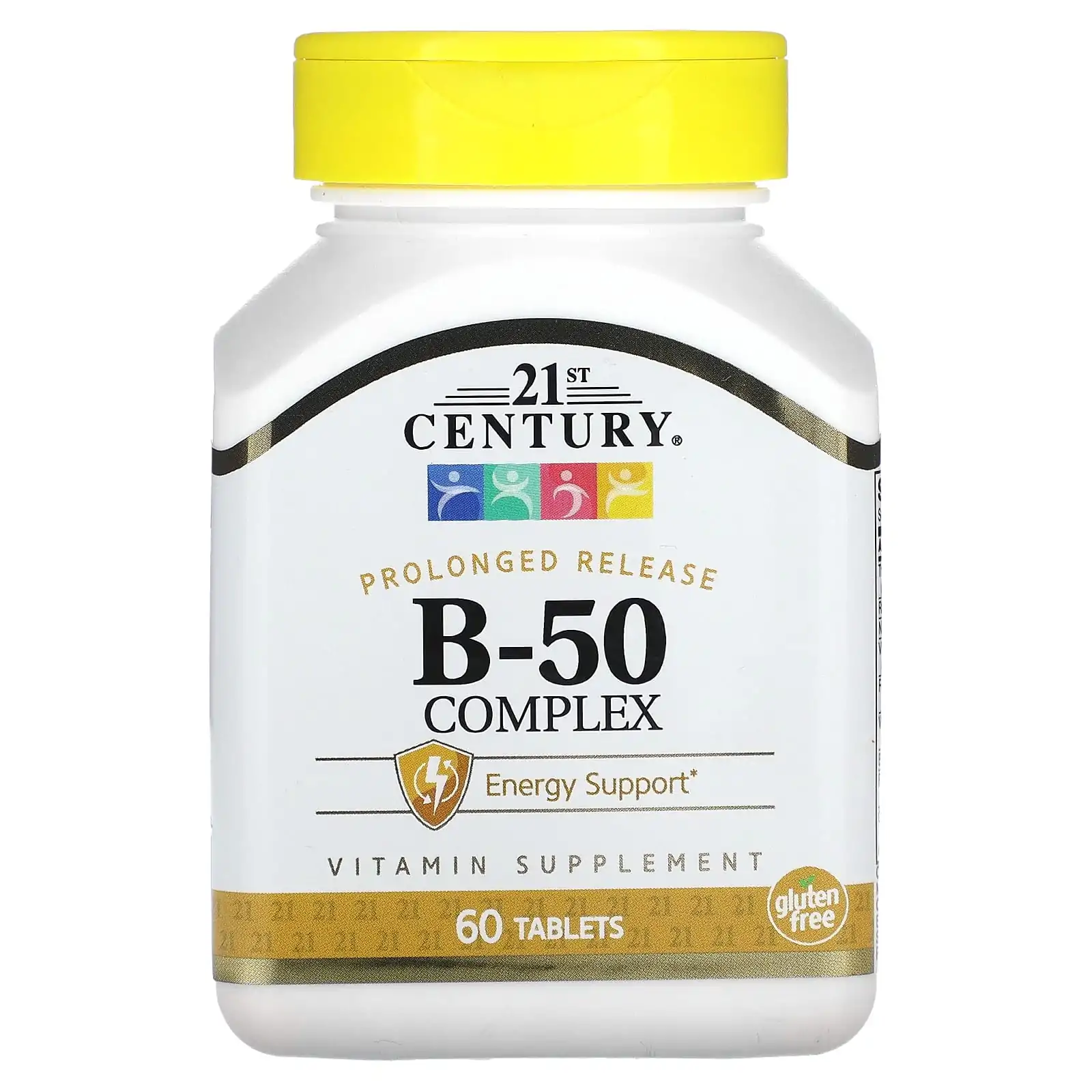 Promo ! 21st Century Complexe B 50 à libération prolongée 60 comprimés