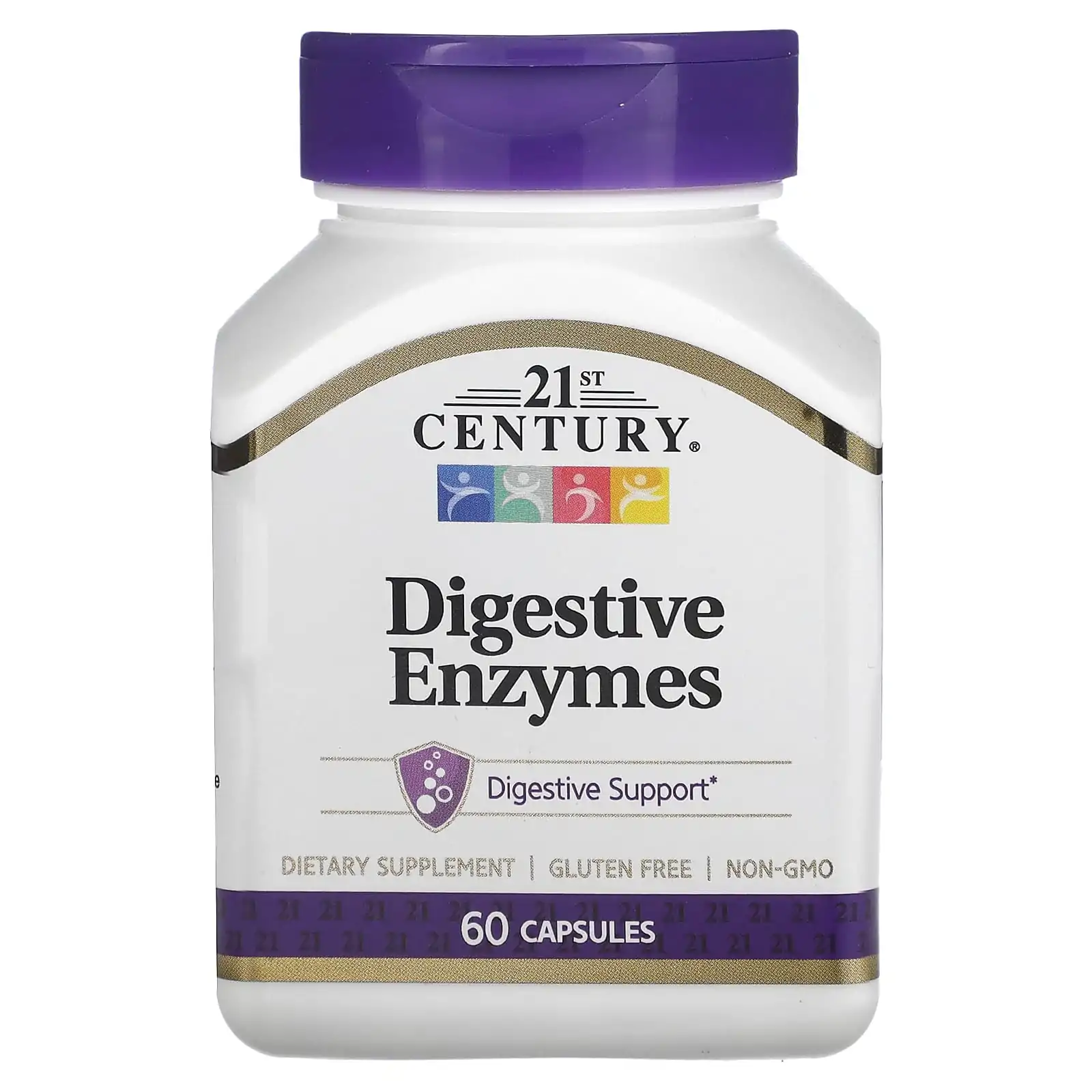 Promo ! 21st Century Enzymes digestives 60 capsules