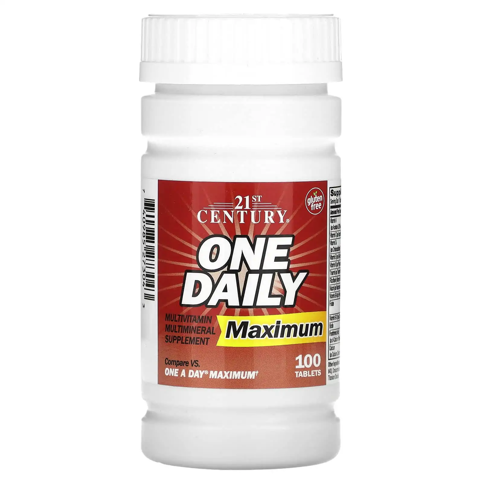 Promo ! 21st Century Dose quotidienne Maximum 100 comprimés