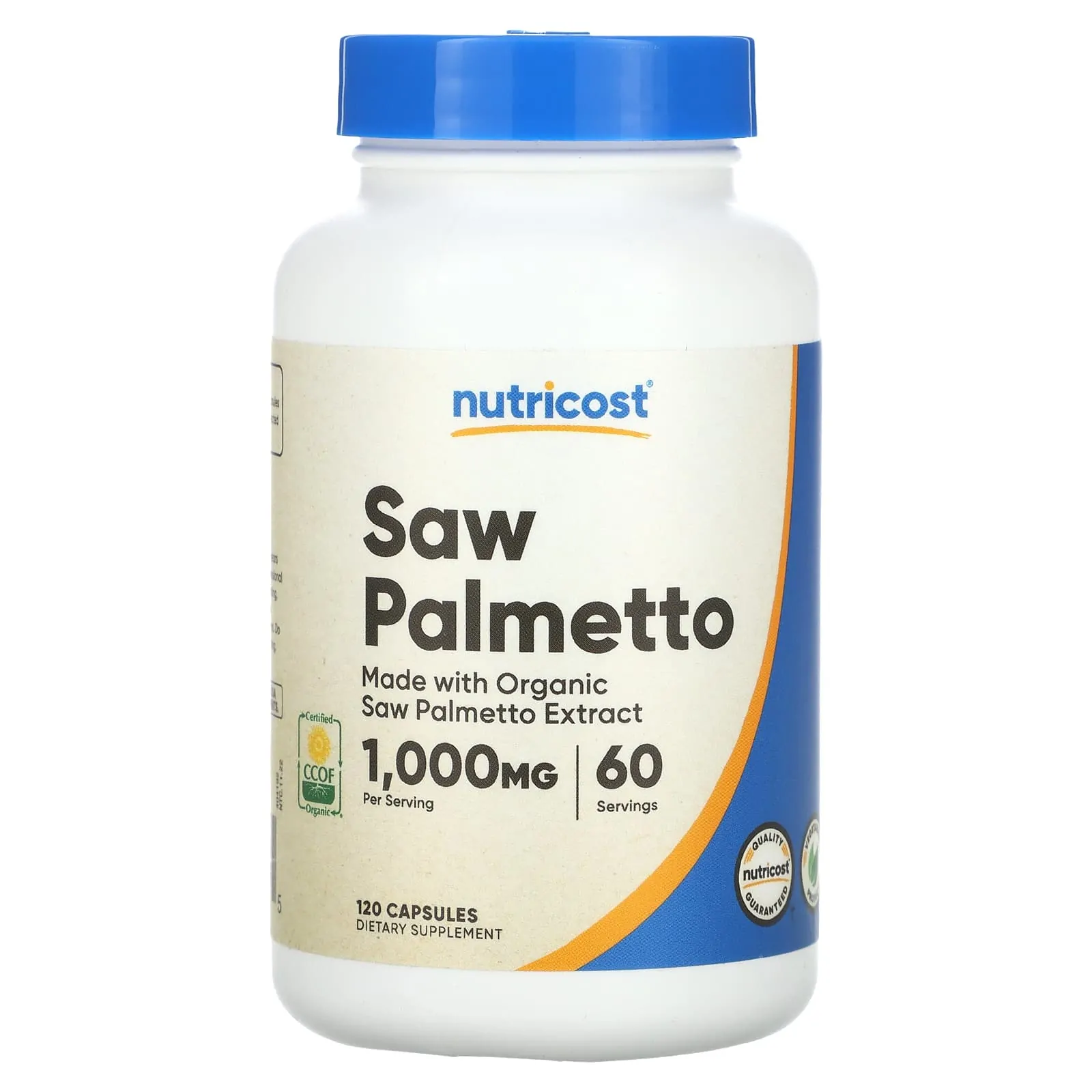 Promo ! Nutricost Saw Palmetto 1000 mg 120 Capsules (500 mg per Capsule)
