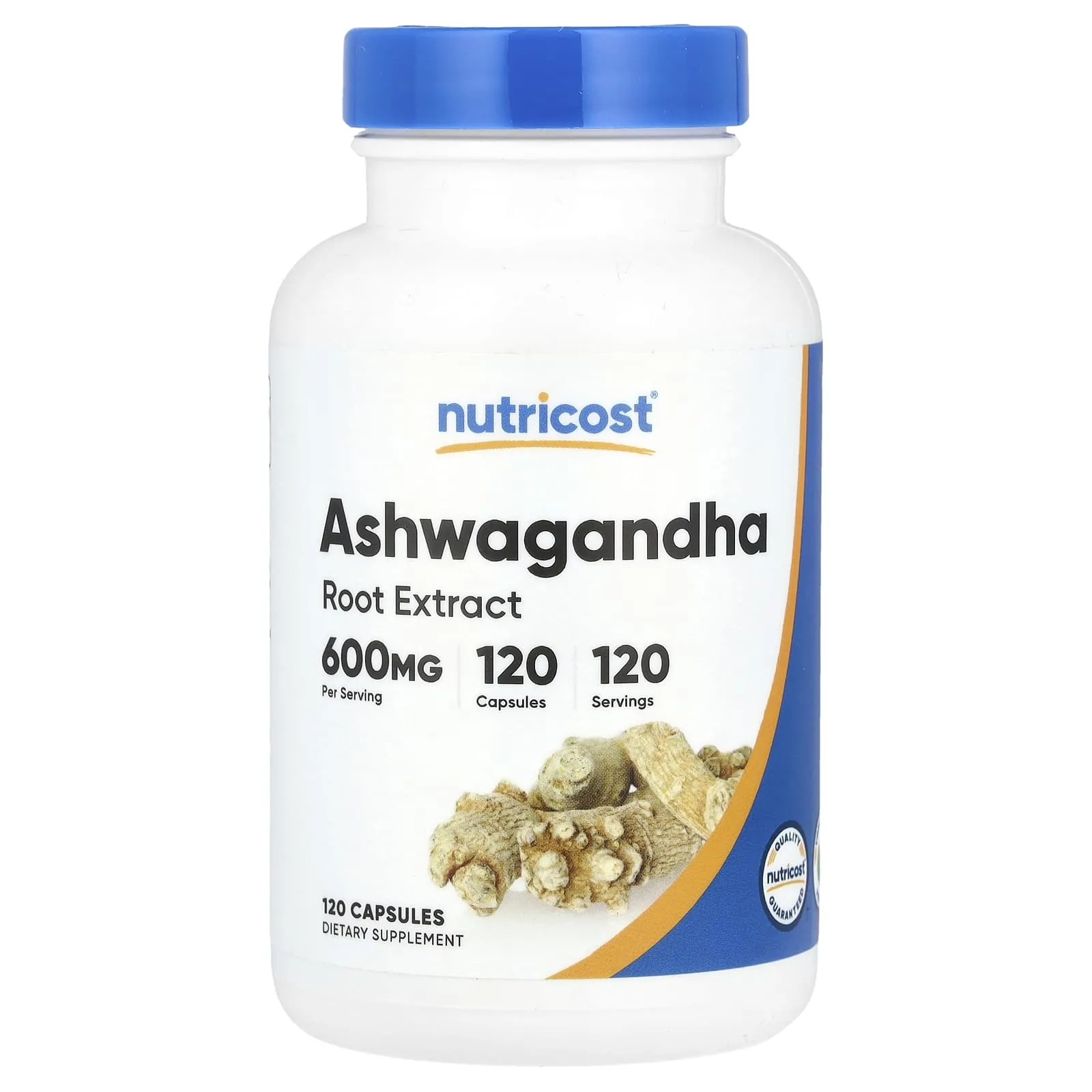 Promo ! Nutricost Extrait de racine ashwagandha 600 mg 120 capsules