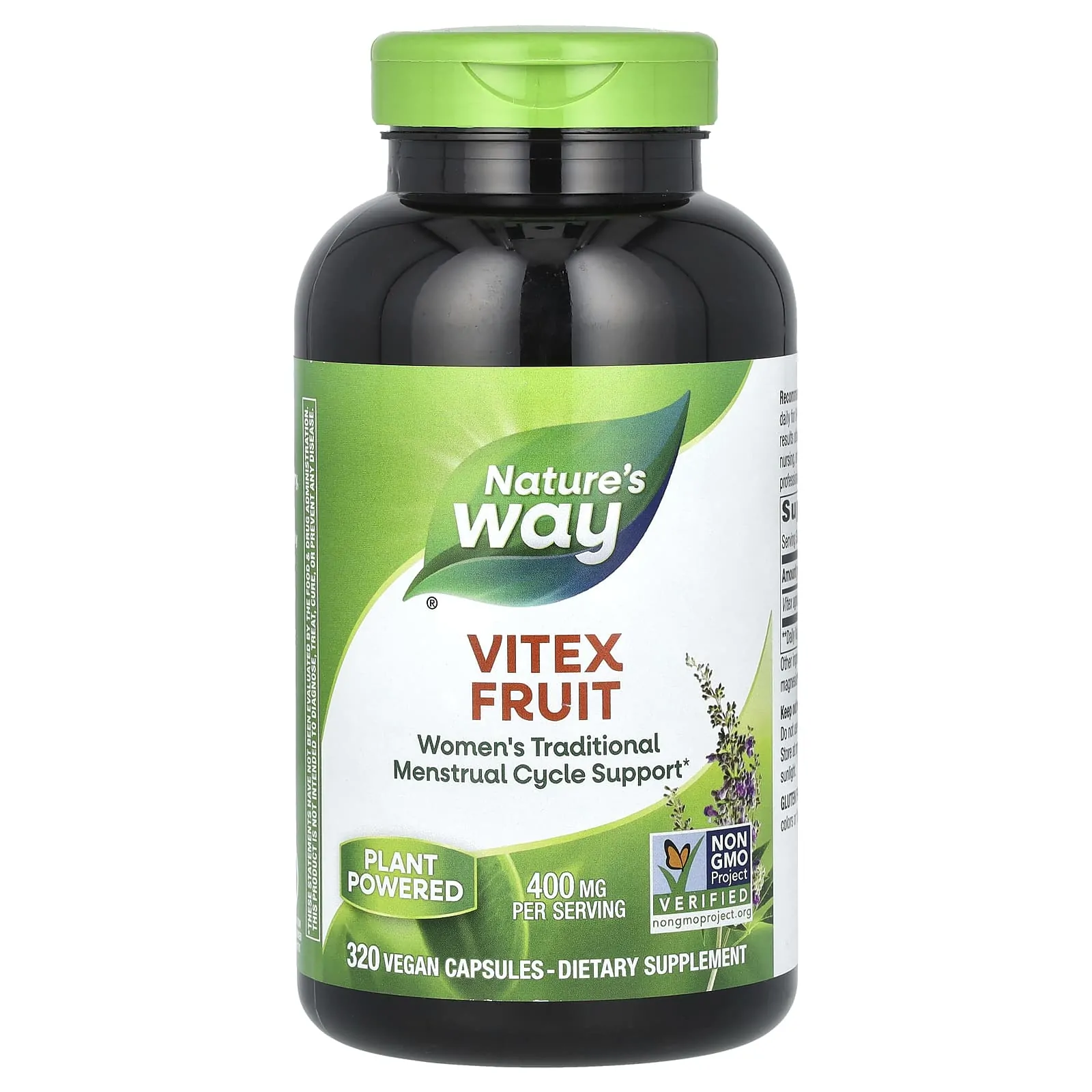 Promo ! Nature’S Way Vitex Fruit 400 mg 320 capsules vegan