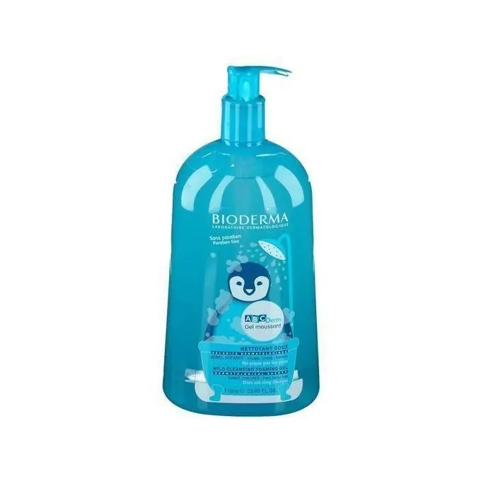 Promo ! Bioderma ABCDerm Foaming Cleansing Gel 1L