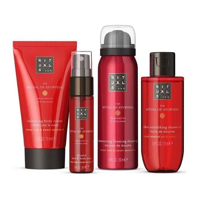 Promo ! The Ritual of Ayurveda – Women’s Body Care Gift Set, 4 Travel Products