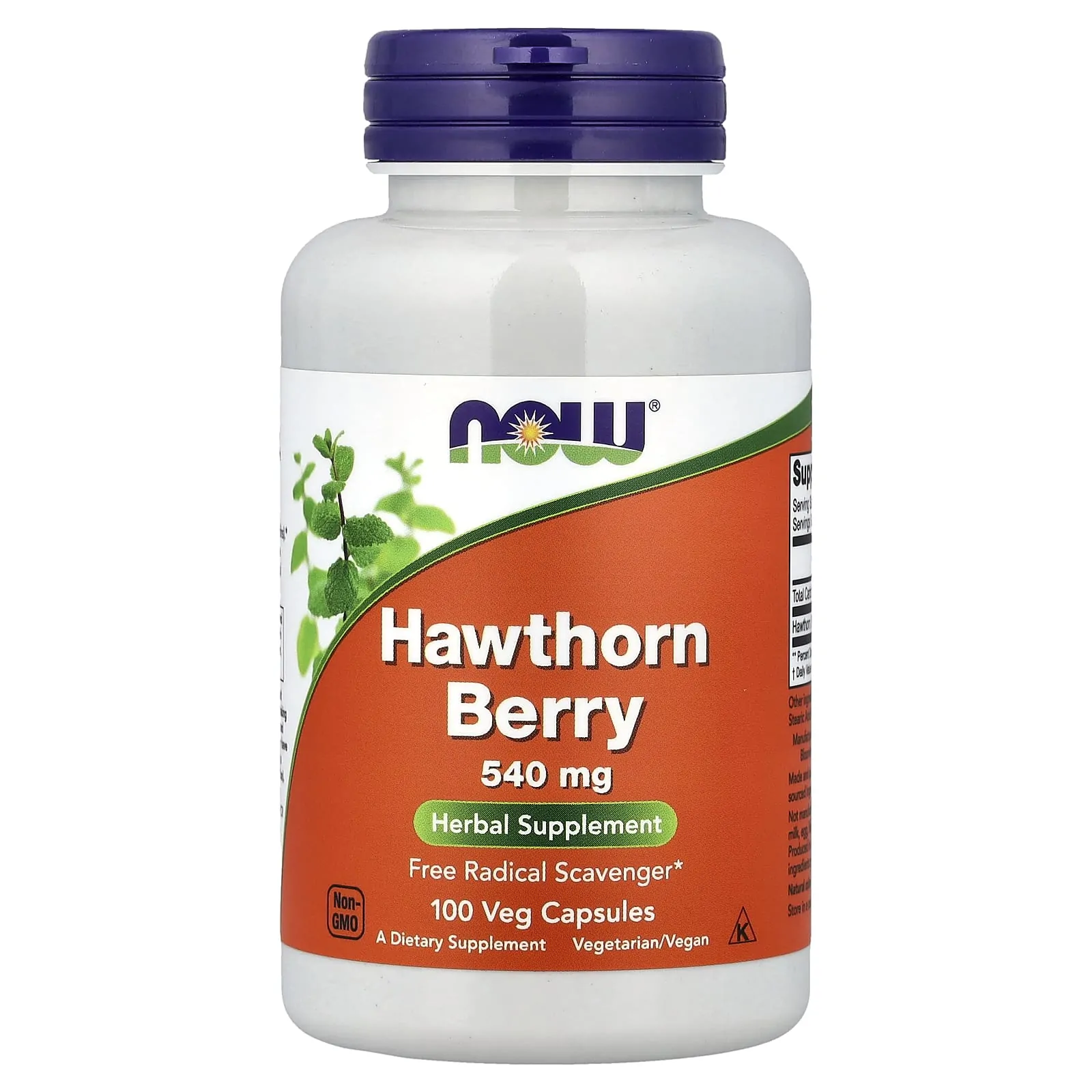 Promo ! Now Foods Hawthorn Berry, 540 mg – 100 vegetable capsules