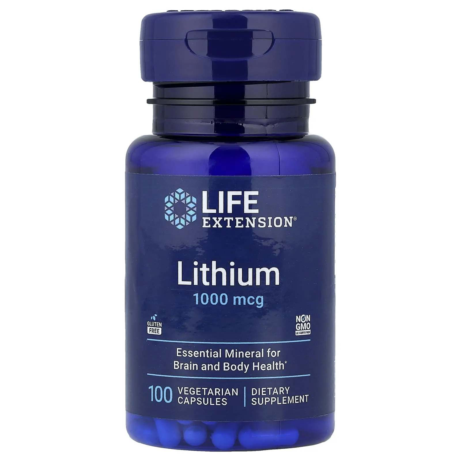 Promo ! Life Extension Lithium, 1,000 mcg – 100 vegetarian capsules