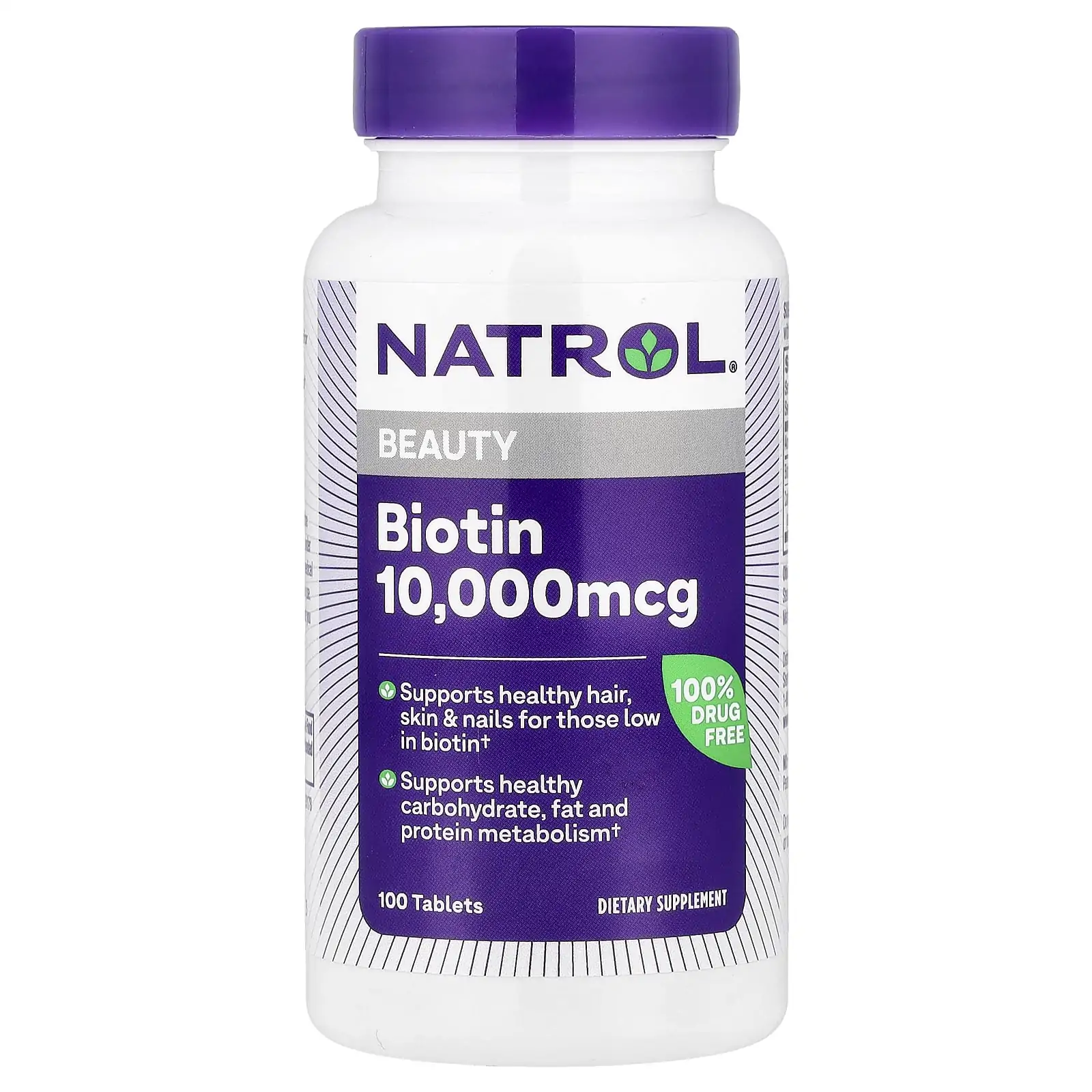 Promo ! Natrol 10000 mcg 100 tablets MAX STRENGTH