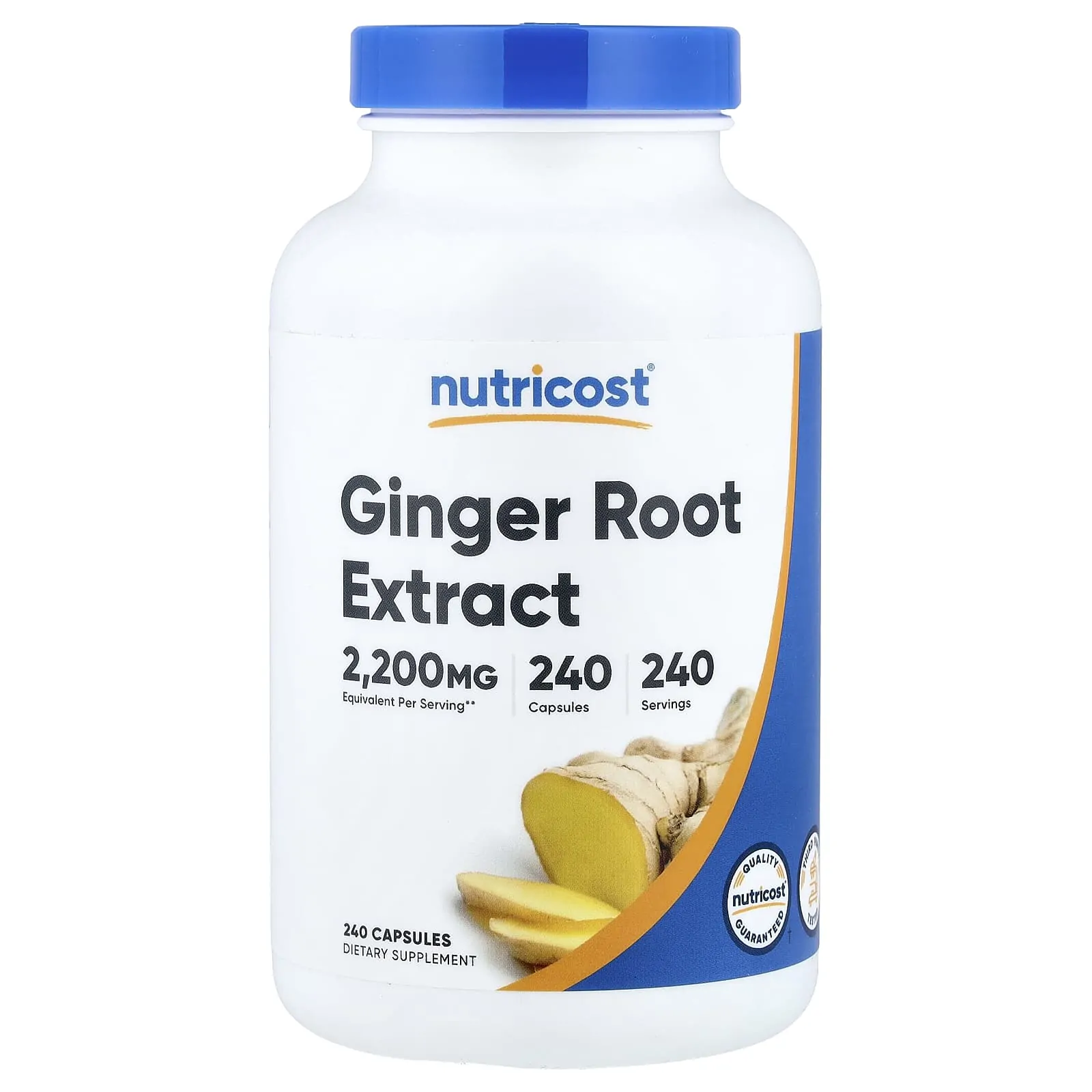 Promo ! Nutricost Ginger Root Extract, 240 capsules
