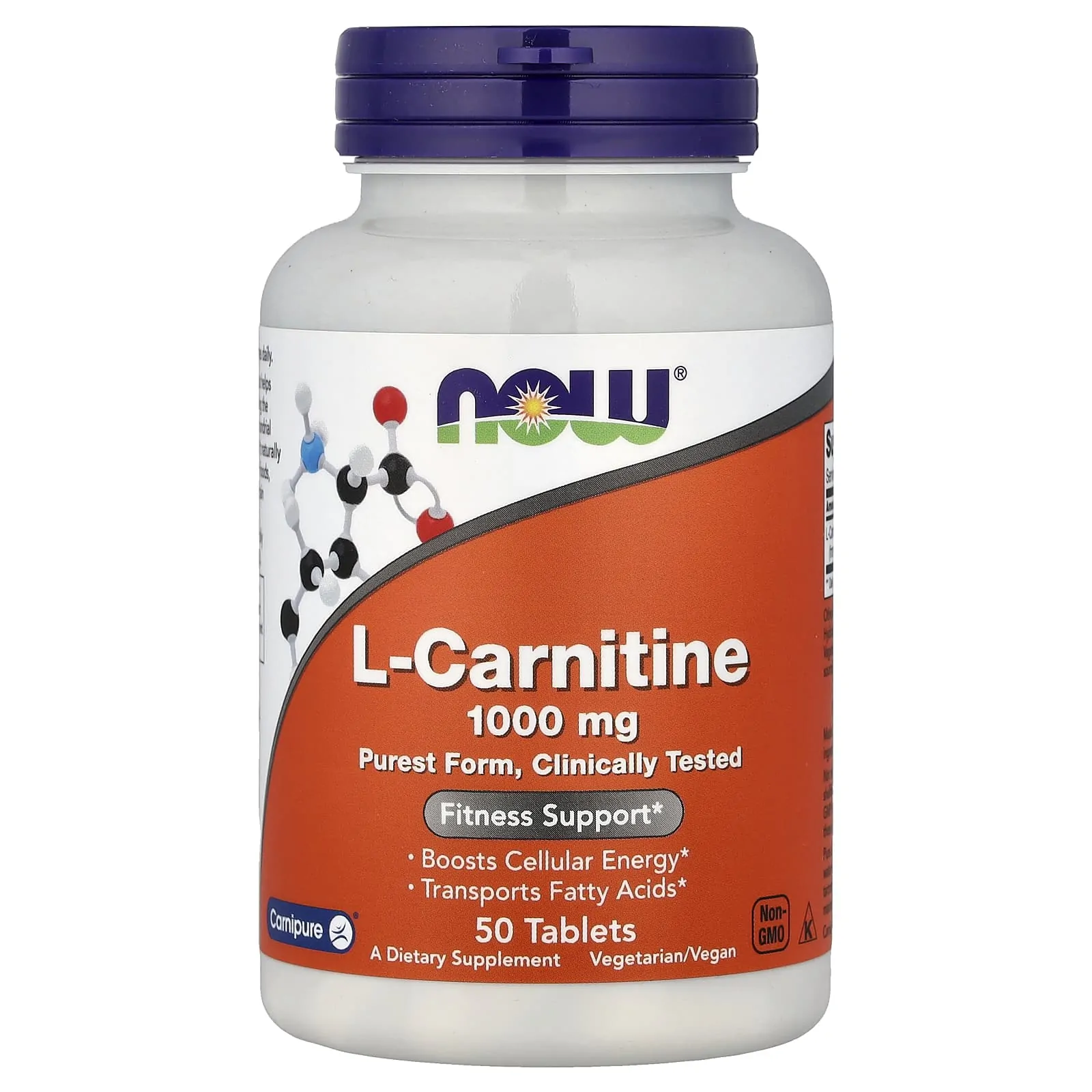 Promo ! Now Foods L-Carnitine, 1000 mg, 50 tablets