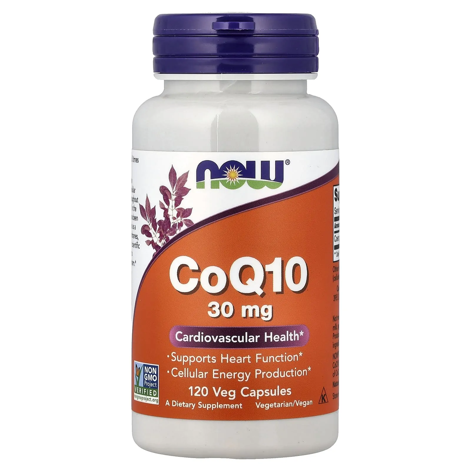 Promo ! Now Foods CoQ.10, 30 mg, 120 vegetable capsules