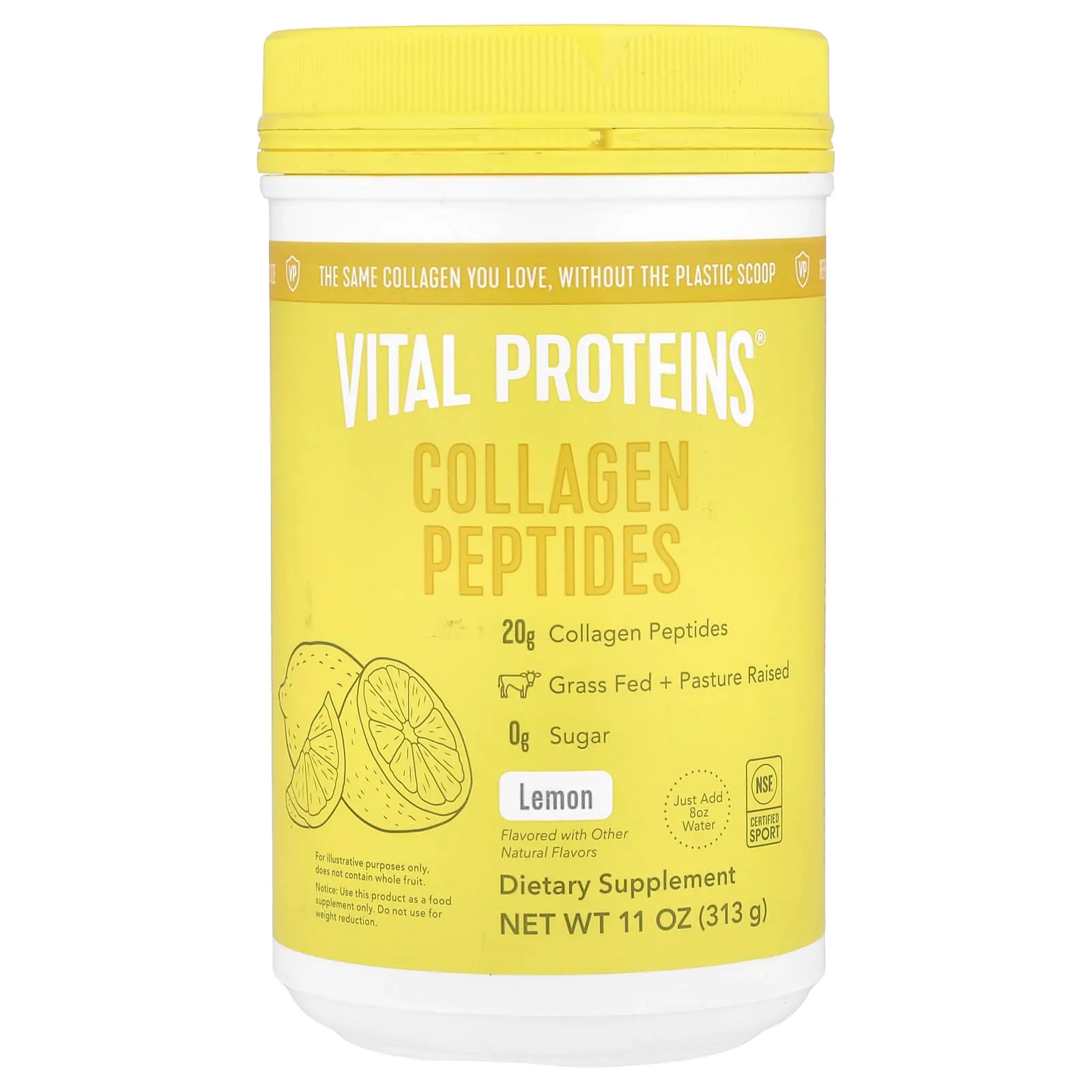 Promo ! Vital Proteins Collagen Peptides, Lemon 313 g