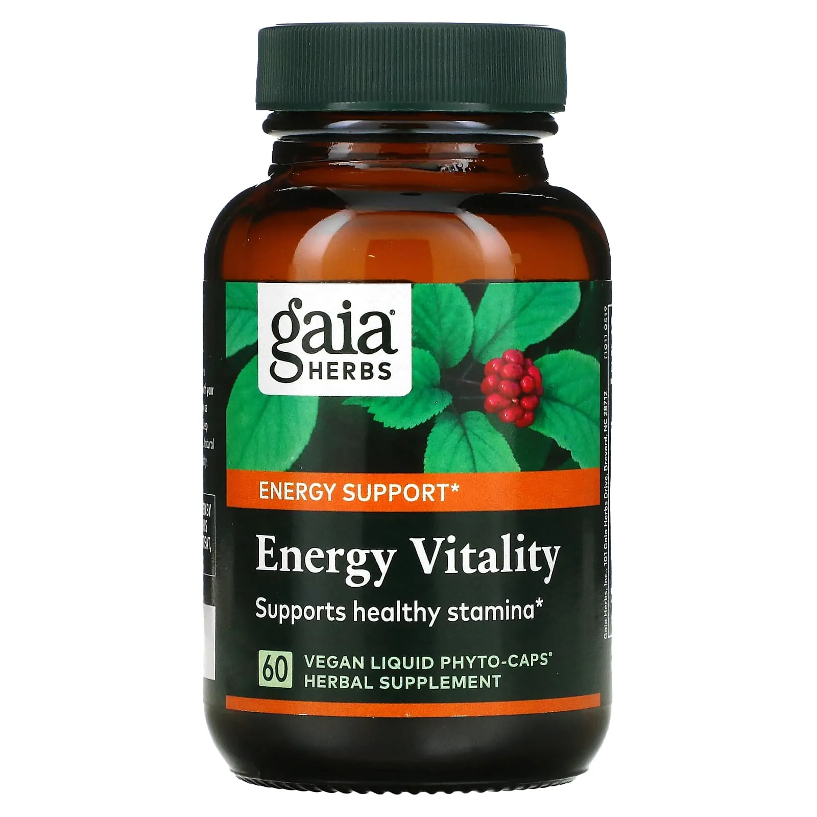 Promo ! Gaia Herbs Energy Vitality 60 Capsules