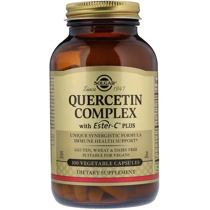 Solgar Quercetin Complex Avec Ester-C Plus, 100 Vegetable