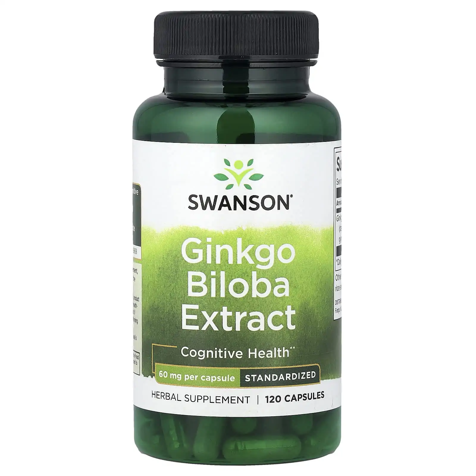 Promo ! Swanson Ginkgo Biloba Extract, 60 mg, 120 capsules