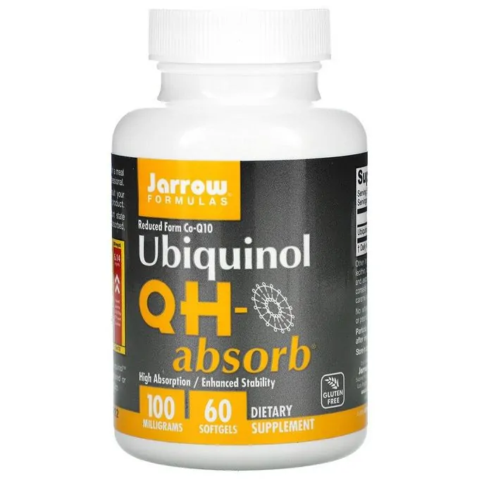 Jarrow Formulas Ubiquinol, QH-Absorb, 100 mg, 60 capsules à enveloppe molle
