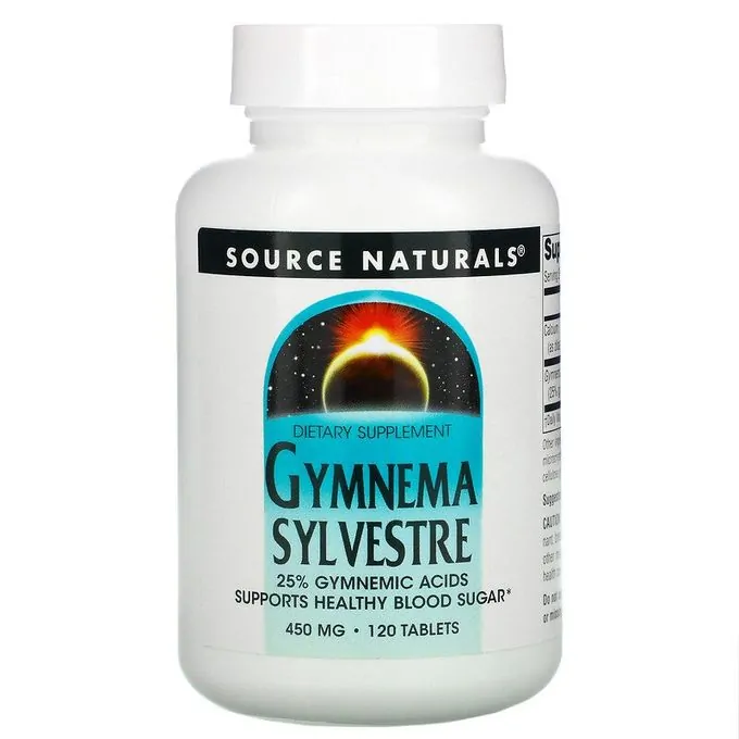 Source Naturals Gymnema Sylvestre, 450 mg, 120 Comprimés