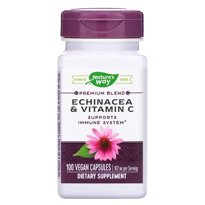 Nature’S Way Echinacea & Vitamin C 100 Vegan Caps