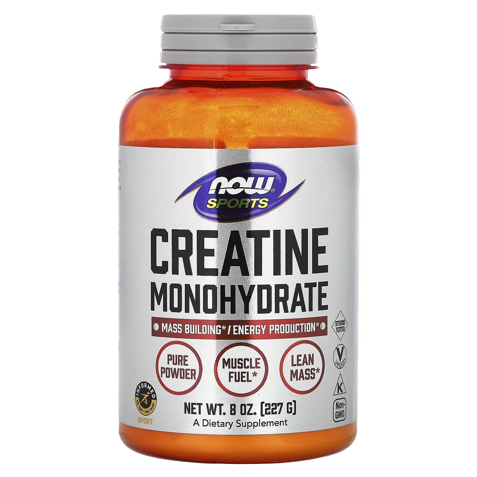 Promo ! NOW Foods, Sports, Créatine monohydrate, 227 g