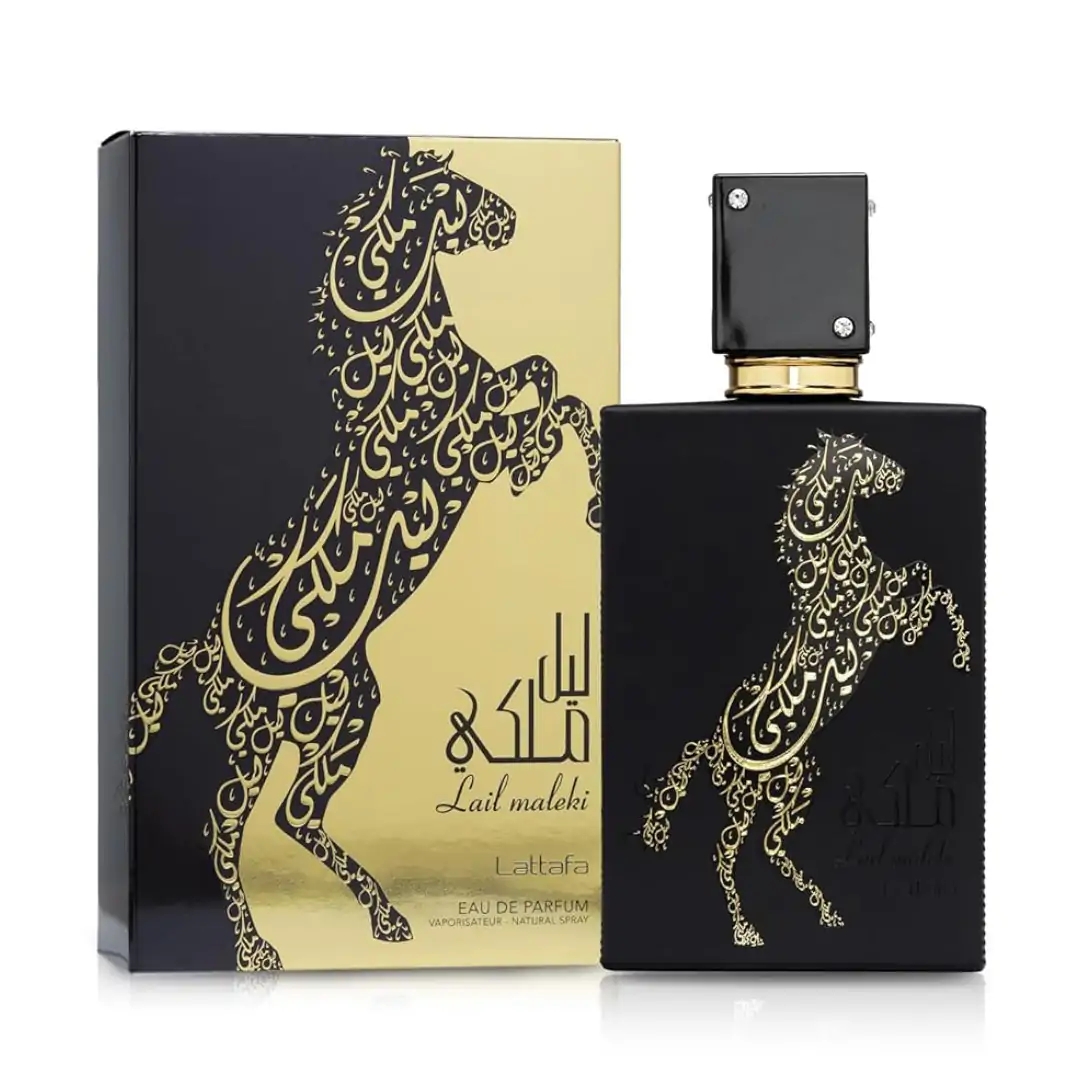 Lail Maleki Noir de Lattafa Pour Homme – 100ml