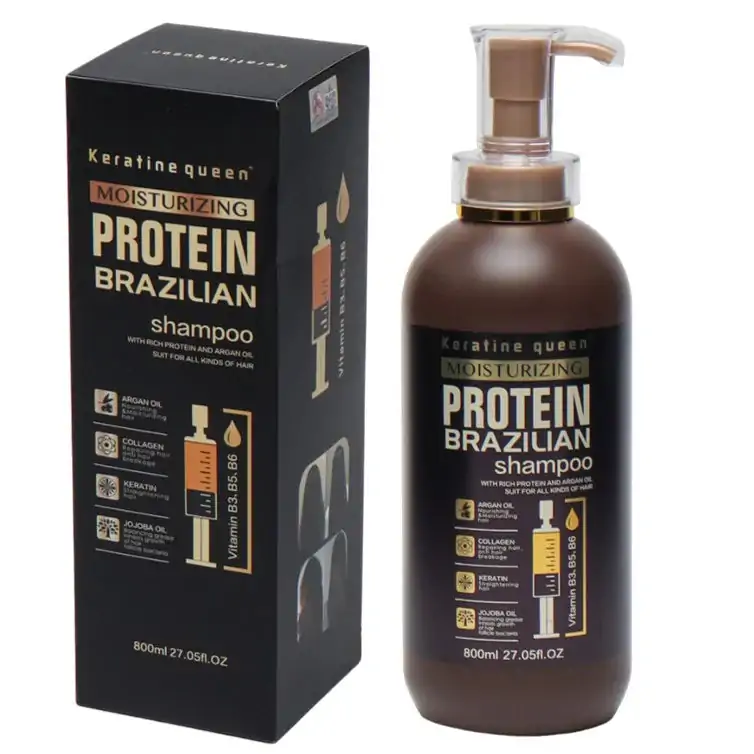 Keratine Queen Moisturizing Protein Brazilian Shampoo 800ml