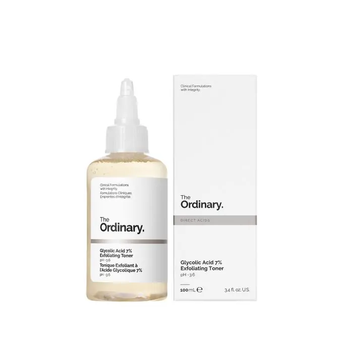 The Ordinary Glycolic acid 7% Solution Tonifiante – Lotion Exfoliante – 100ML