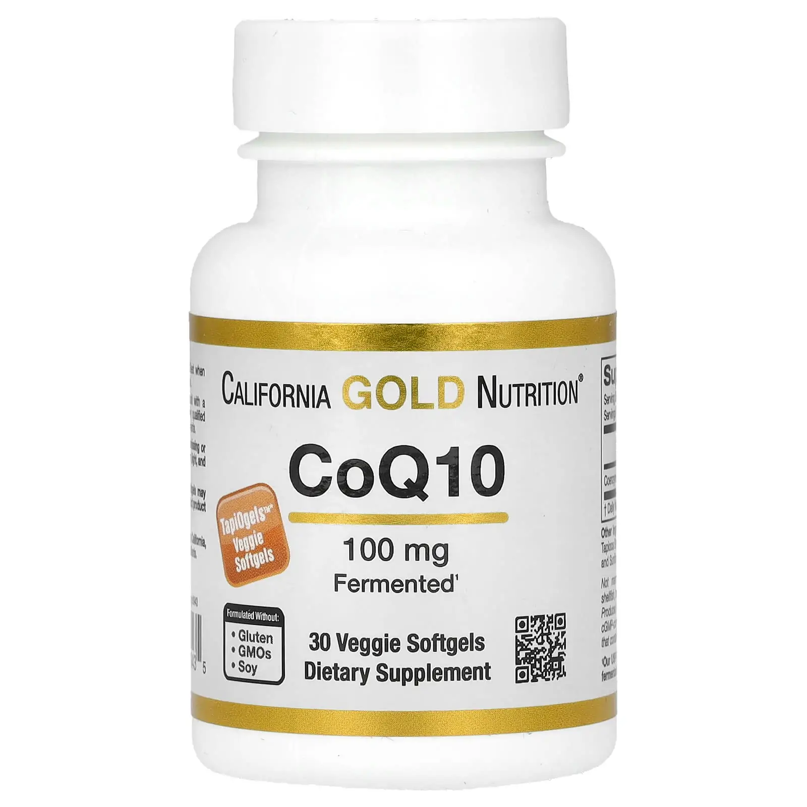 Promo ! California Gold Nutrition, CoQ10, 100 mg, 30 capsules végétariennes