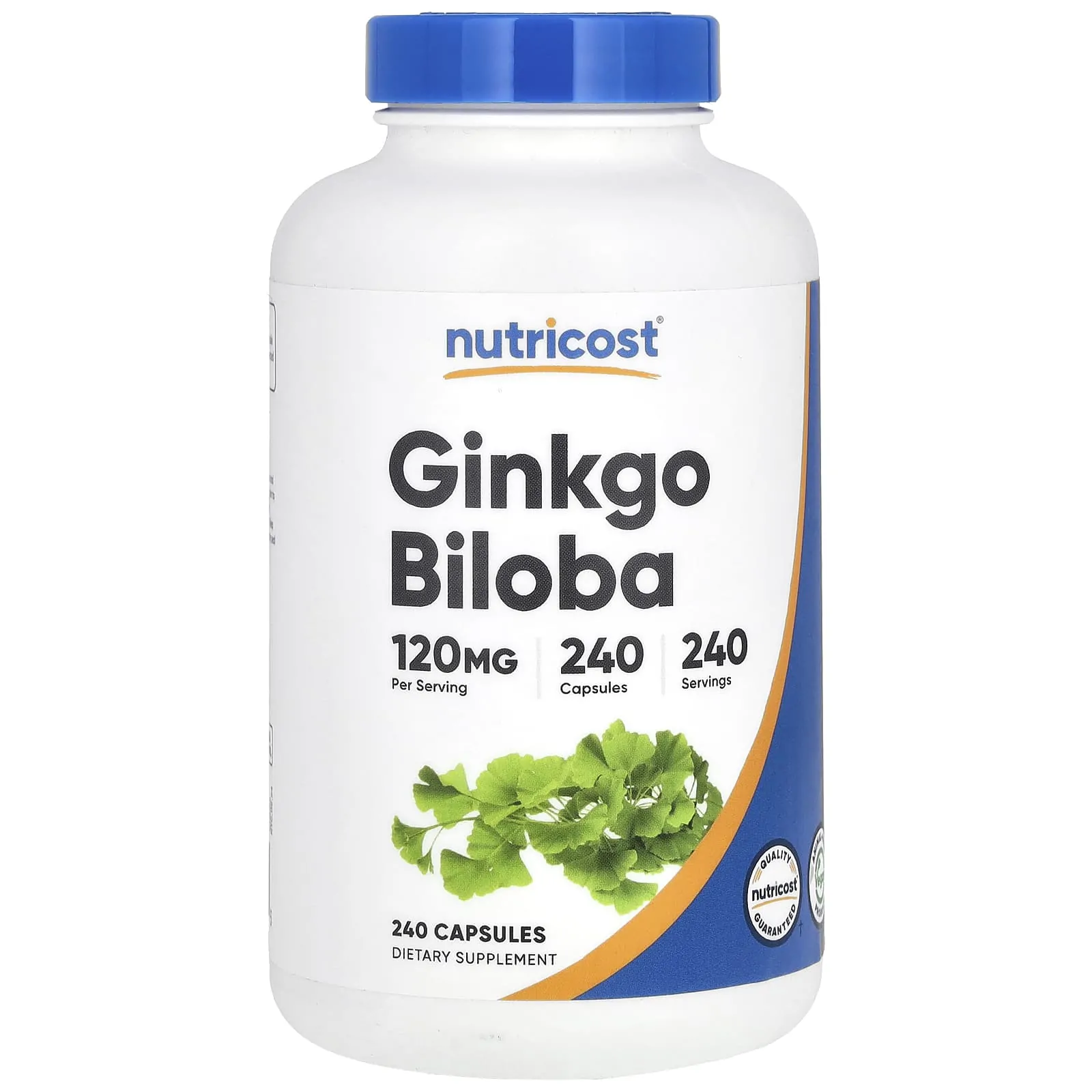 Promo ! Nutricost, Ginkgo biloba, 120 mg, 240 capsules