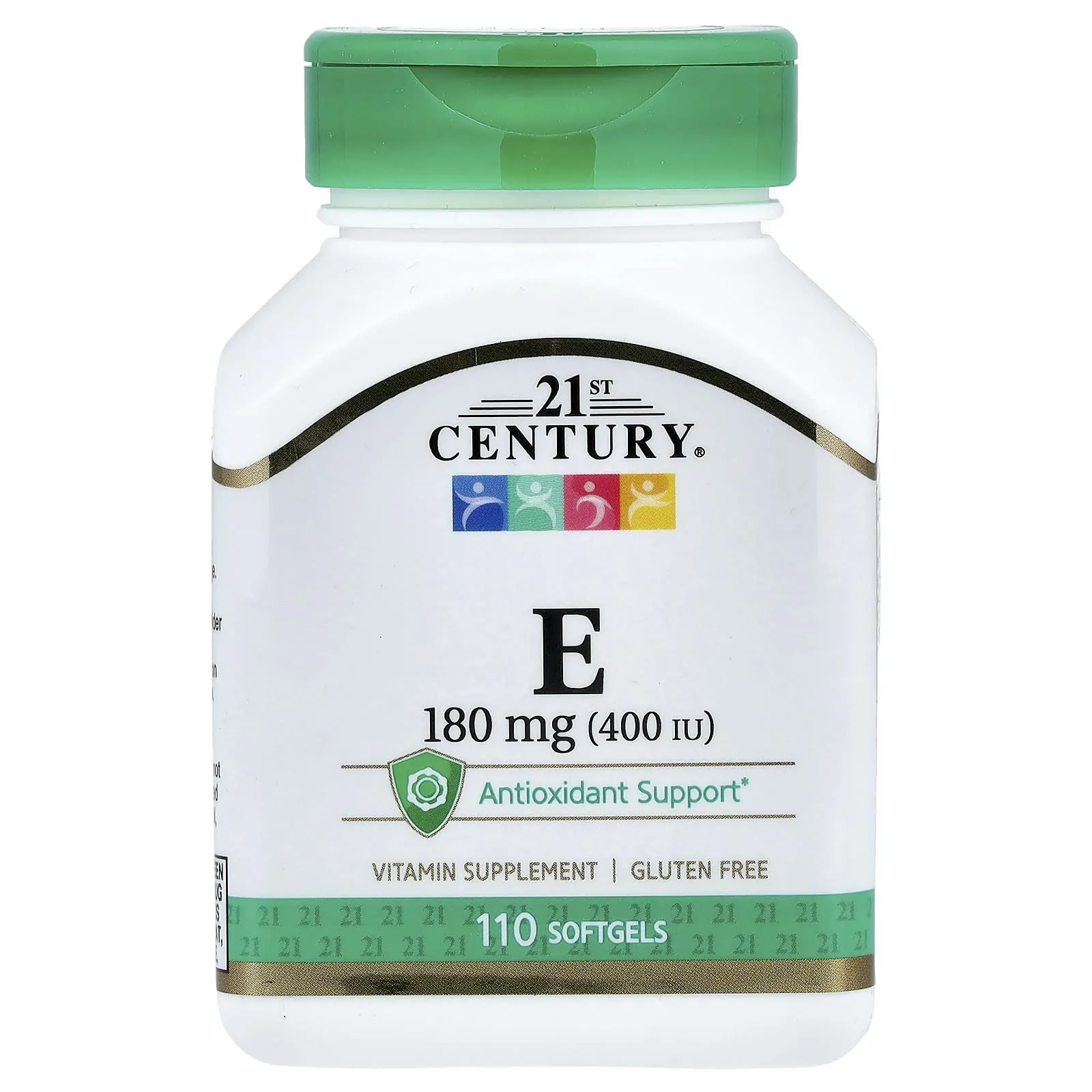 Promo ! 21st Century, Vitamine E,180 mg (400 UI), 110 capsules à enveloppe molle