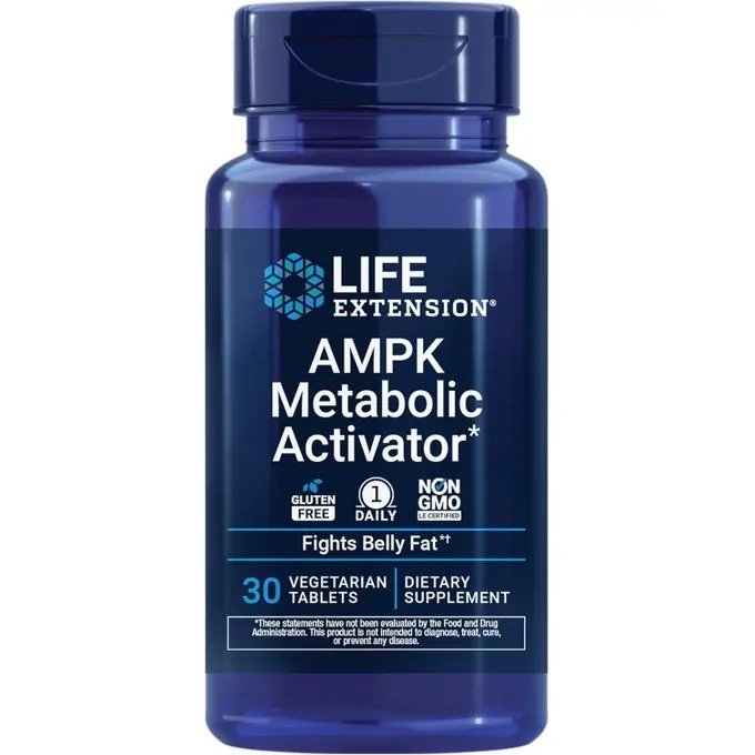 Life Extension Activateur de métabolisme à l’AMPK, 30 comprimés végétariens
