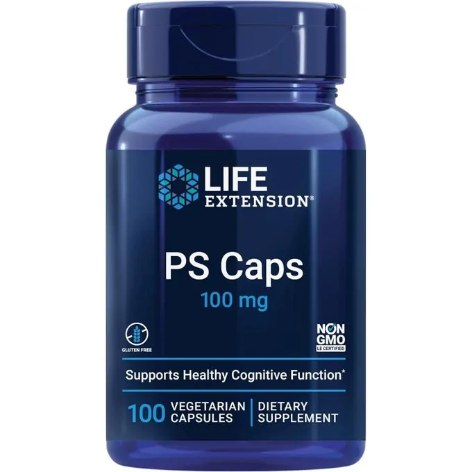 Life Extension Capsules de phosphatidylsérine, 100 mg, 100 capsules