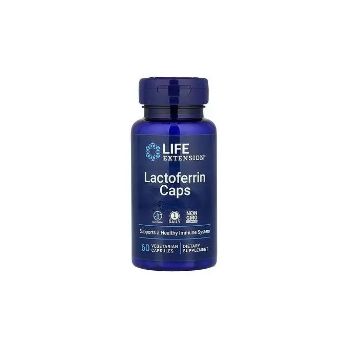 Life Extension Capsules de lactoferrine, 60 capsules végétariennes (300 mg pièce)